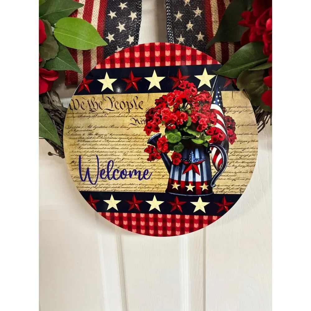 Fourth Of July Grapevine, July 4th Grapevine, Patriotic Grapevine Wreath